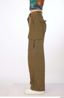 Sutton brown cargo wide leg pants dressed leg lower body…